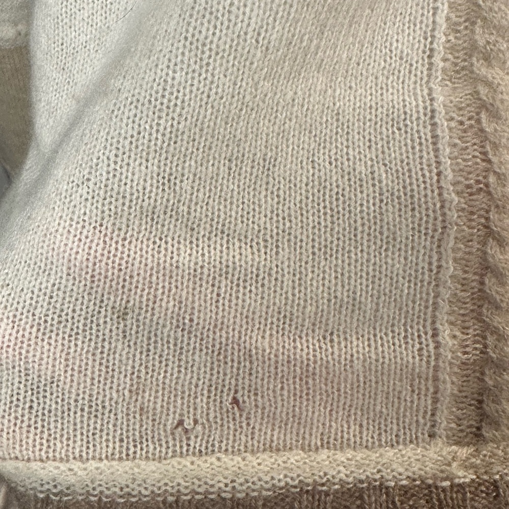 Colorblock Patchwork Cashmere Sweater - image 7